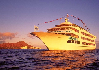 スターオブホノルル ディナークルーズ - パシフィックスター (割引＆記念バッジ贈呈キャンペーン中)