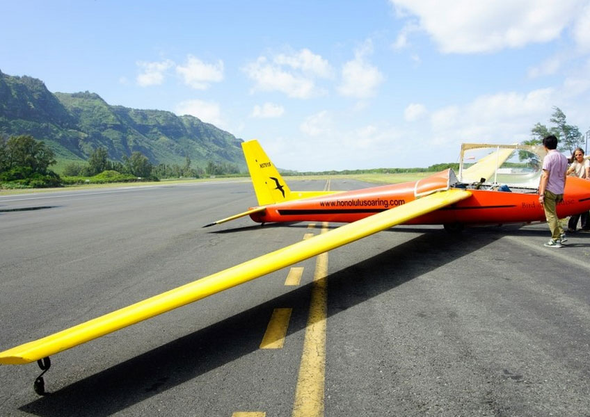 ホノルルソアリング 2人乗り グライダーライド (15分/20分/30分選択