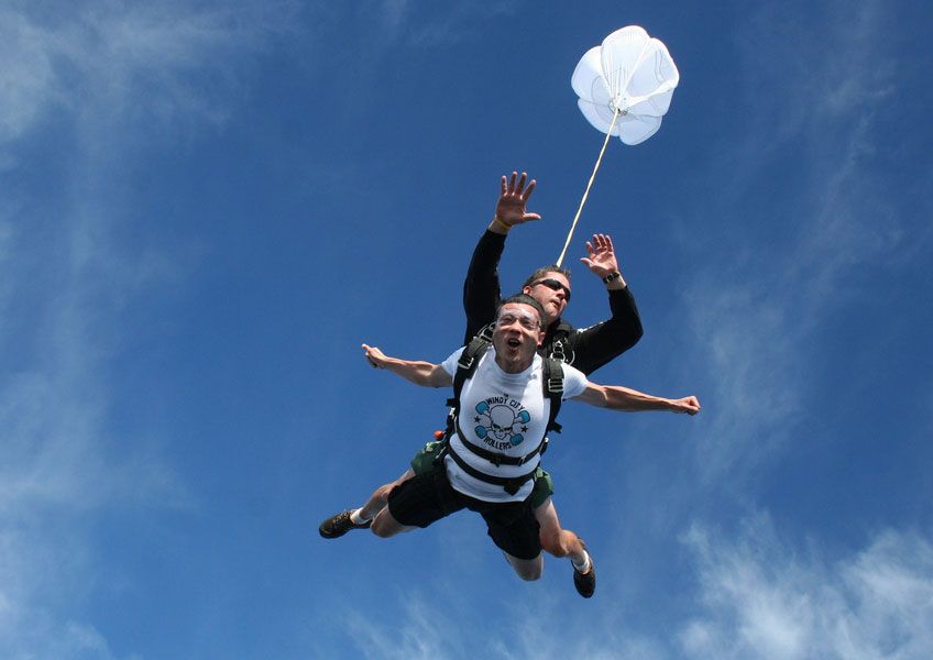 スカイダイビング (記念バッジ贈呈キャンペーン中) | VIP Tour Web