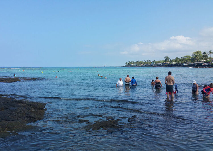 카메하메하 대왕이 생애 마지막을 보낸 아름다운 카일루아 타운의 비치!