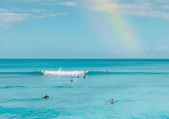 セミプライベートサーフレッスン in ワイキキ
