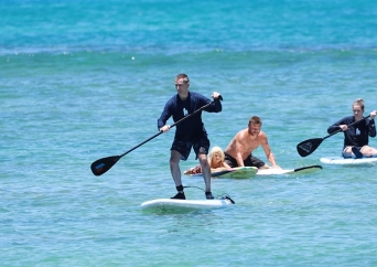 グループSUPレッスン in ワイキキ