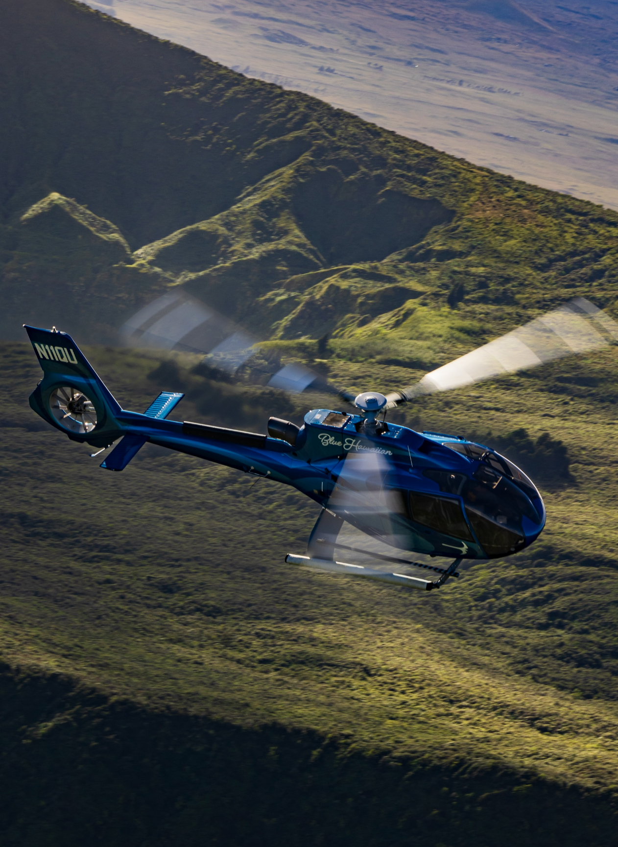 ブルーハワイ ブルーハワイアンヘリコプター ヒロ・ウォーターフォール