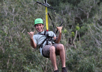 クアロア  ジップライン