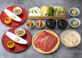 レストンサントリー  しゃぶしゃぶディナーコース