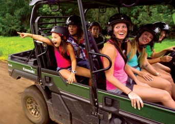 クアロア  5人乗りATV ラプターツアー (2時間)